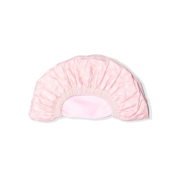 L'ANGE PINK REVERSIBLE SHOWER CAP ELASTIC INCASE - Picture 4 of 5